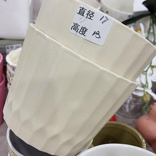 多肉绿植陶瓷花盆9.9包邮，有孔