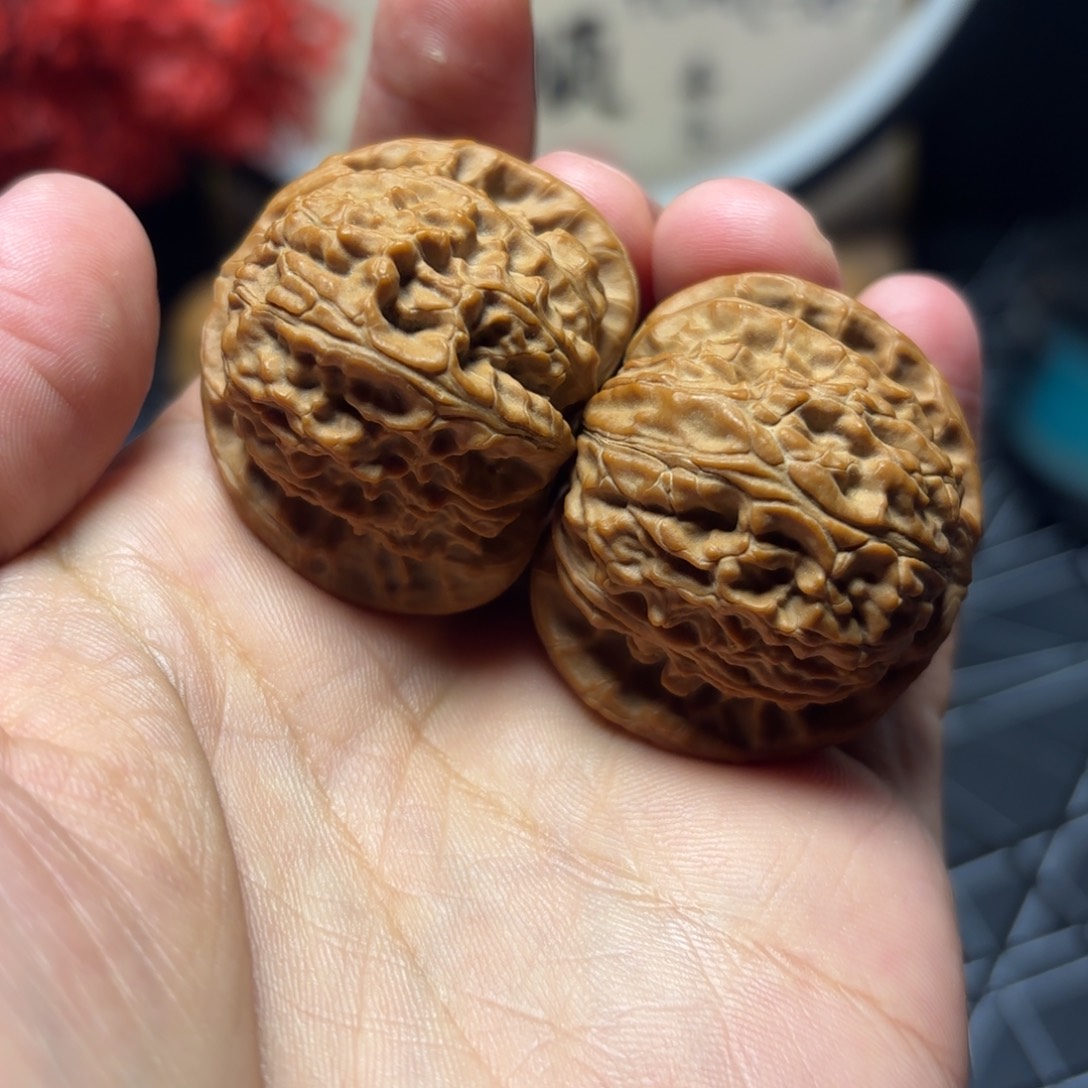文玩核桃把件38尺全品