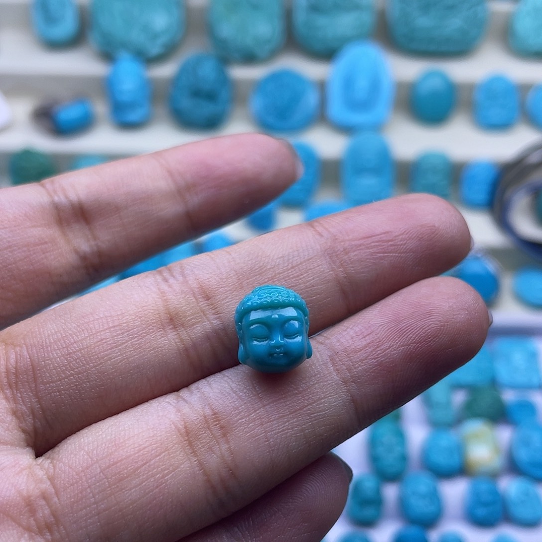 未镶嵌绿松石珠宝奇石