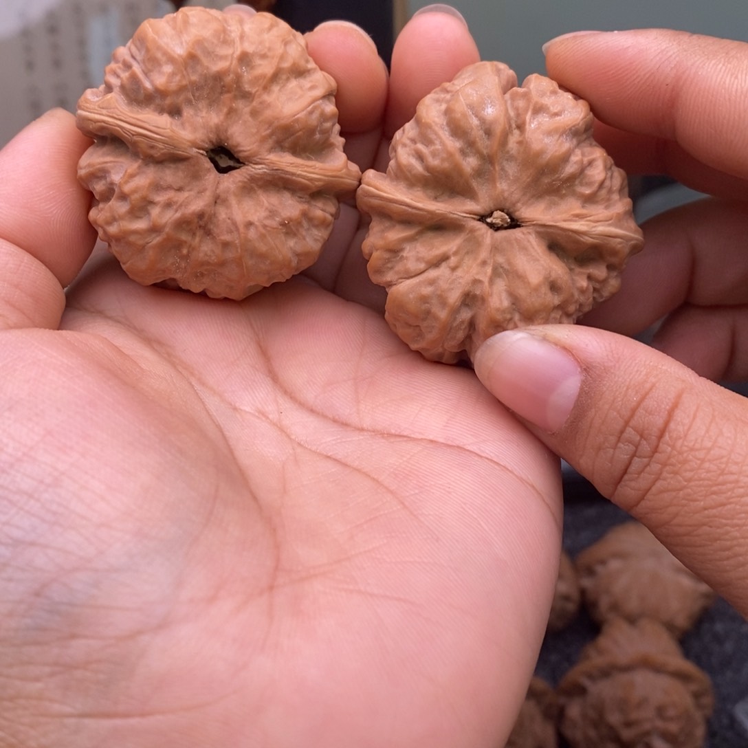 文玩核桃把件40蛤蟆头