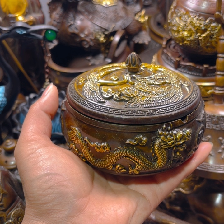 铜器摆件收收藏藏