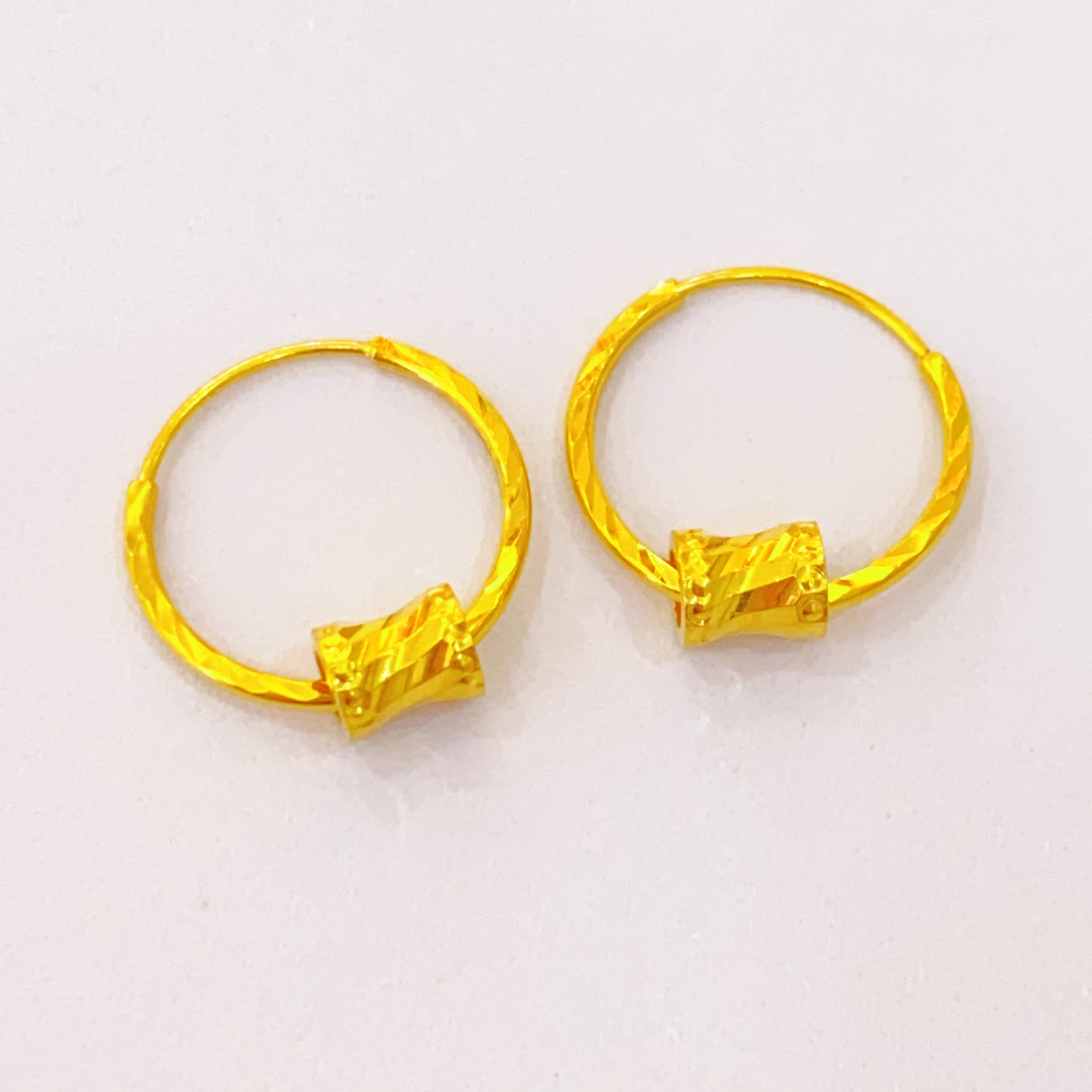 足金999时尚耳饰3.04g