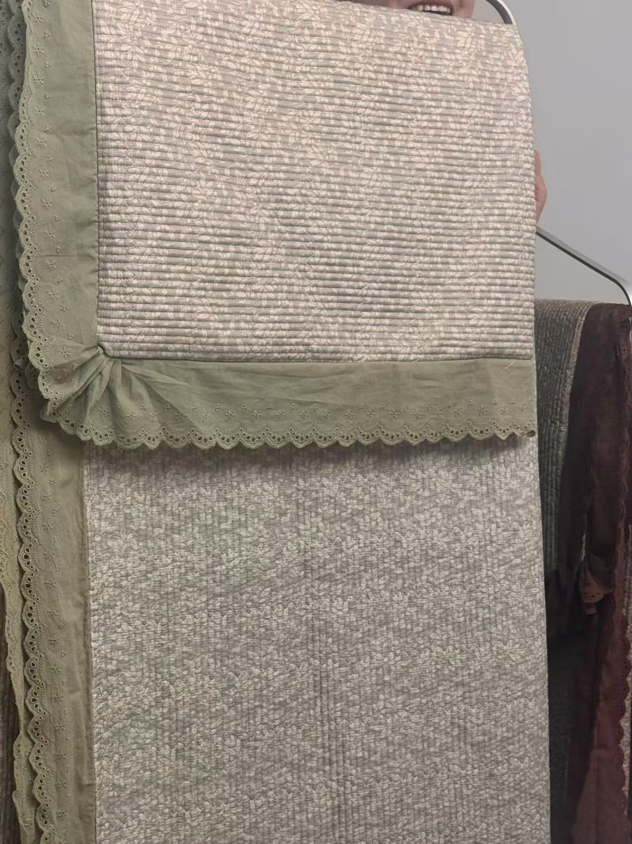 双层纱纯棉三件套