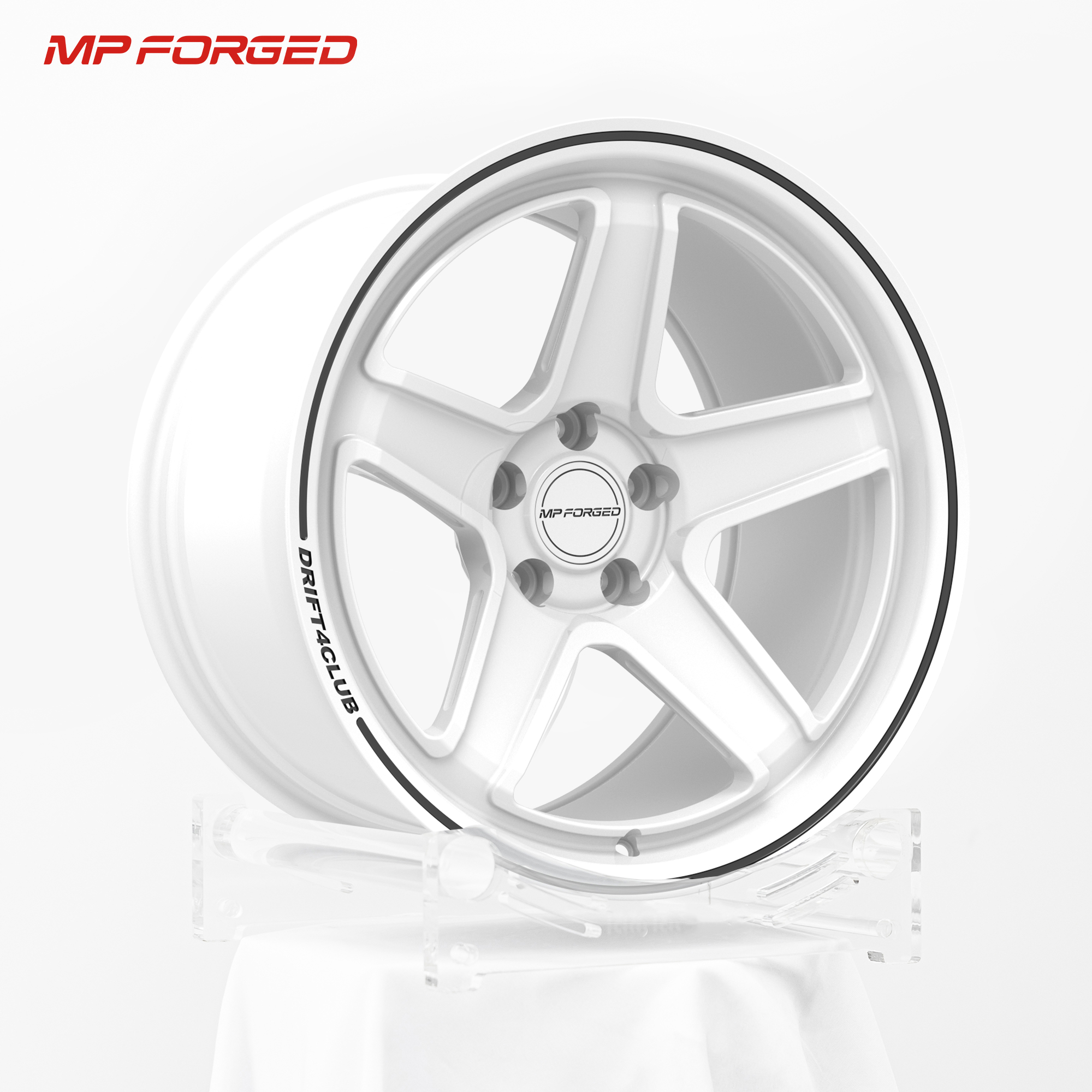 万吨锻造漂移赛化轮毂D04适用于宝马M2思域TYPER丰田super奥迪S3