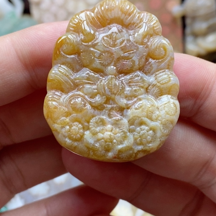 硅化珊瑚（珊瑚玉）颈饰未镶嵌