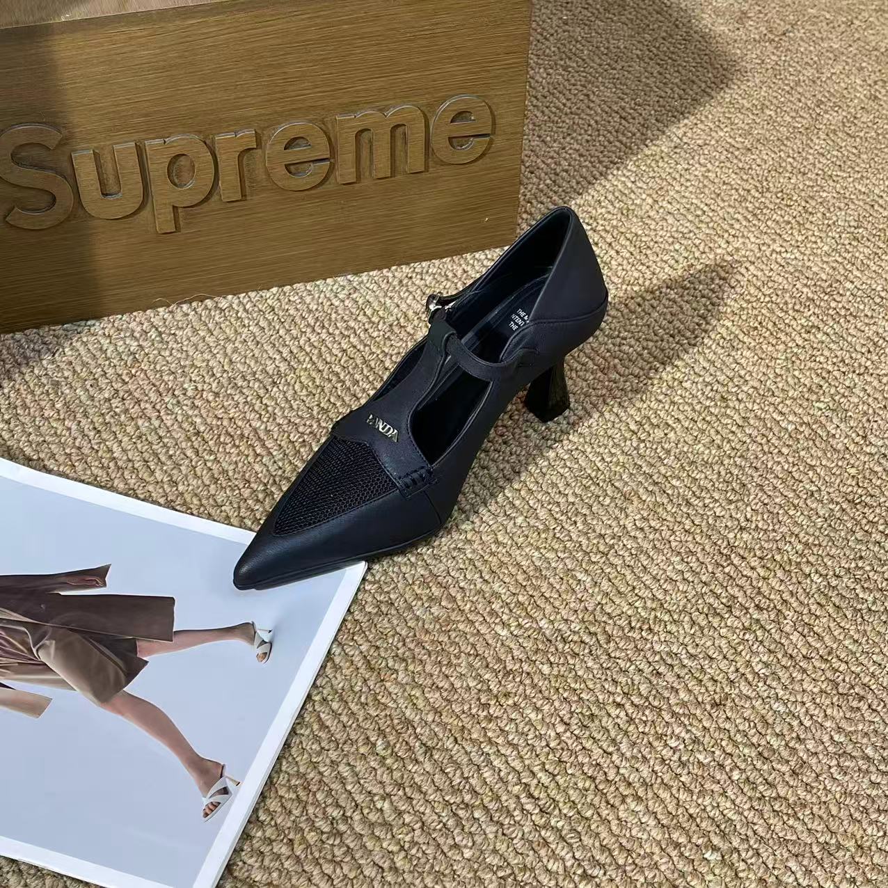 DJ时尚单鞋-A6853黑色【羊皮】