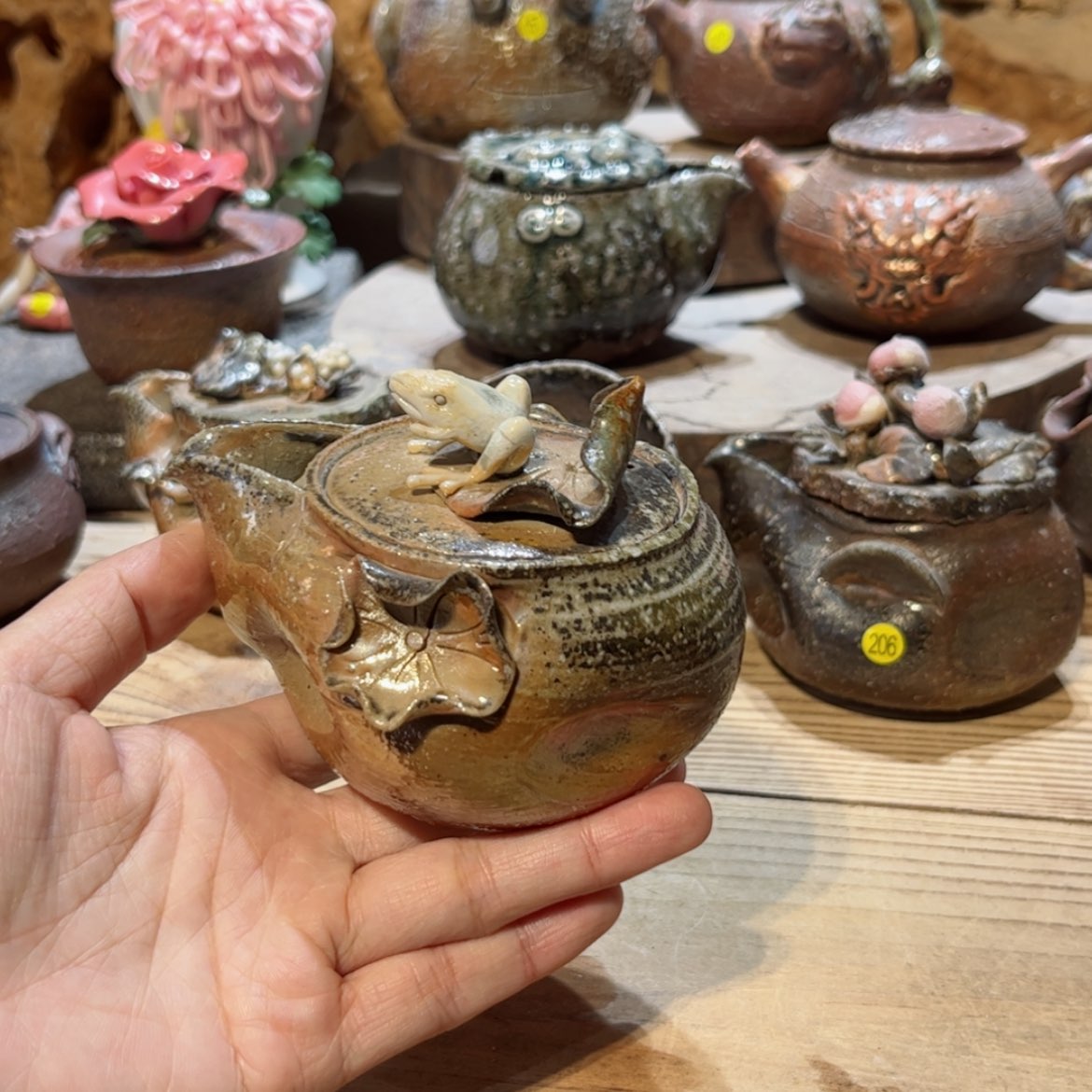 【闪购商品】柴烧茶具手工茶杯宝瓶286