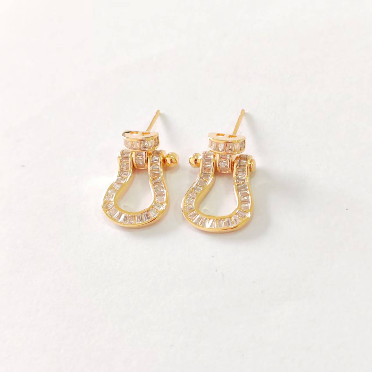 非金属珐琅耳饰 轻奢气质时尚百搭简约精致耳饰 ZXB222920