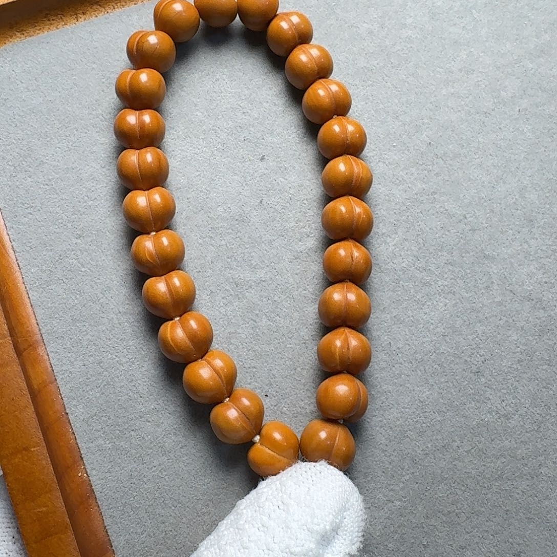 猴头核桃手串小尺寸油线屁桃