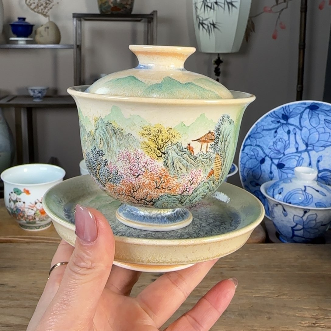 景德镇陶瓷柴烧多人