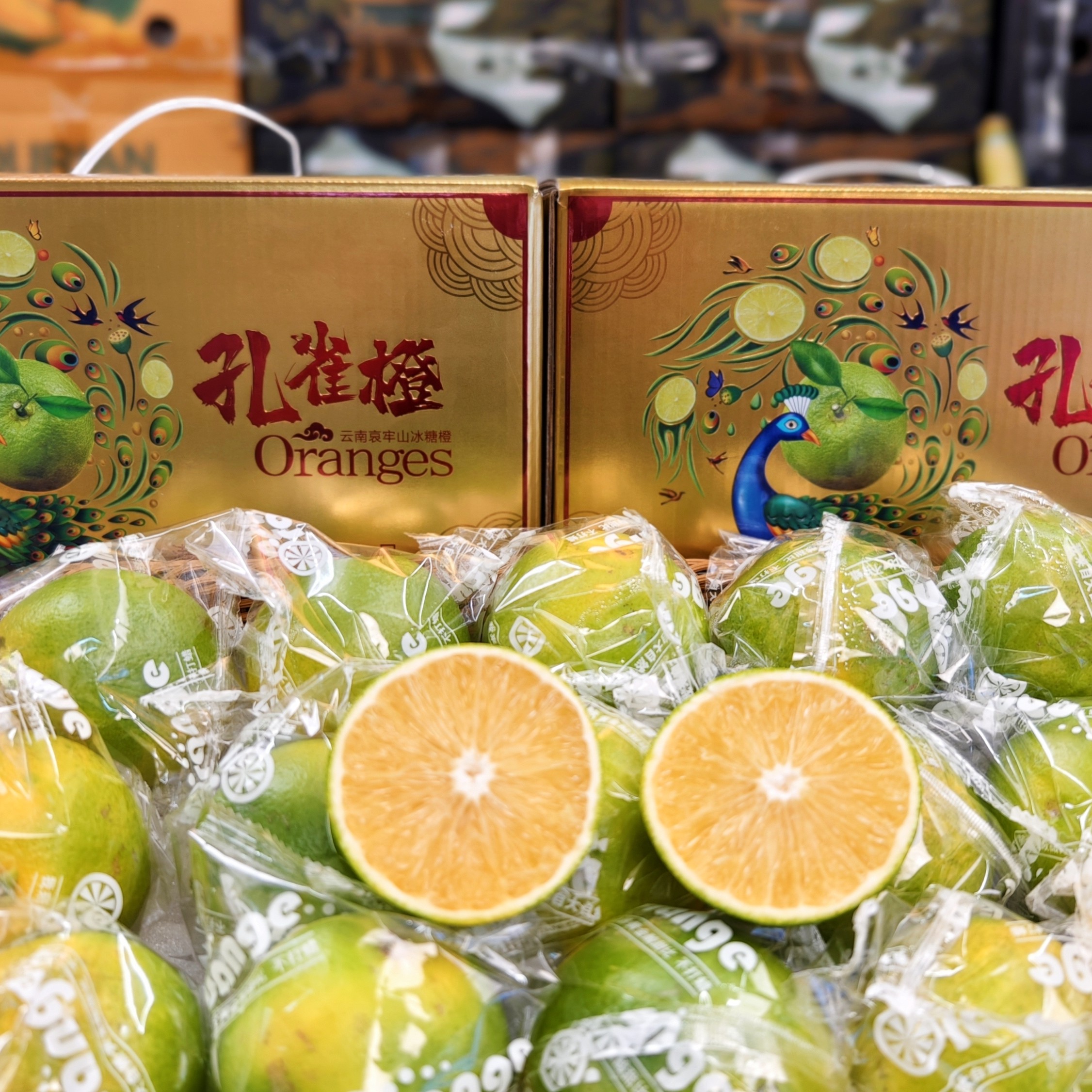 【喜农夫旗舰店】孔雀冰糖橙整件毛重约4.5斤1-2件装包邮到家
