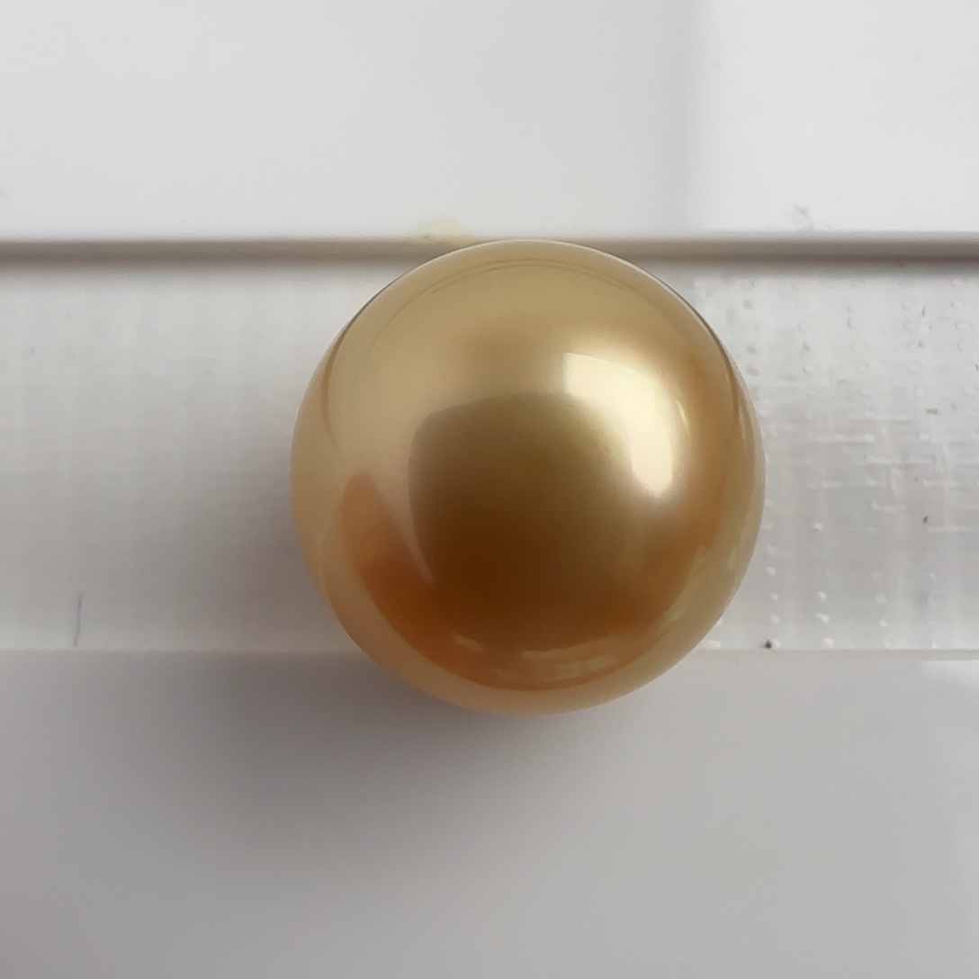 海水珍珠裸珠南洋金珠12.5-12.9 不鉴赏 可定制