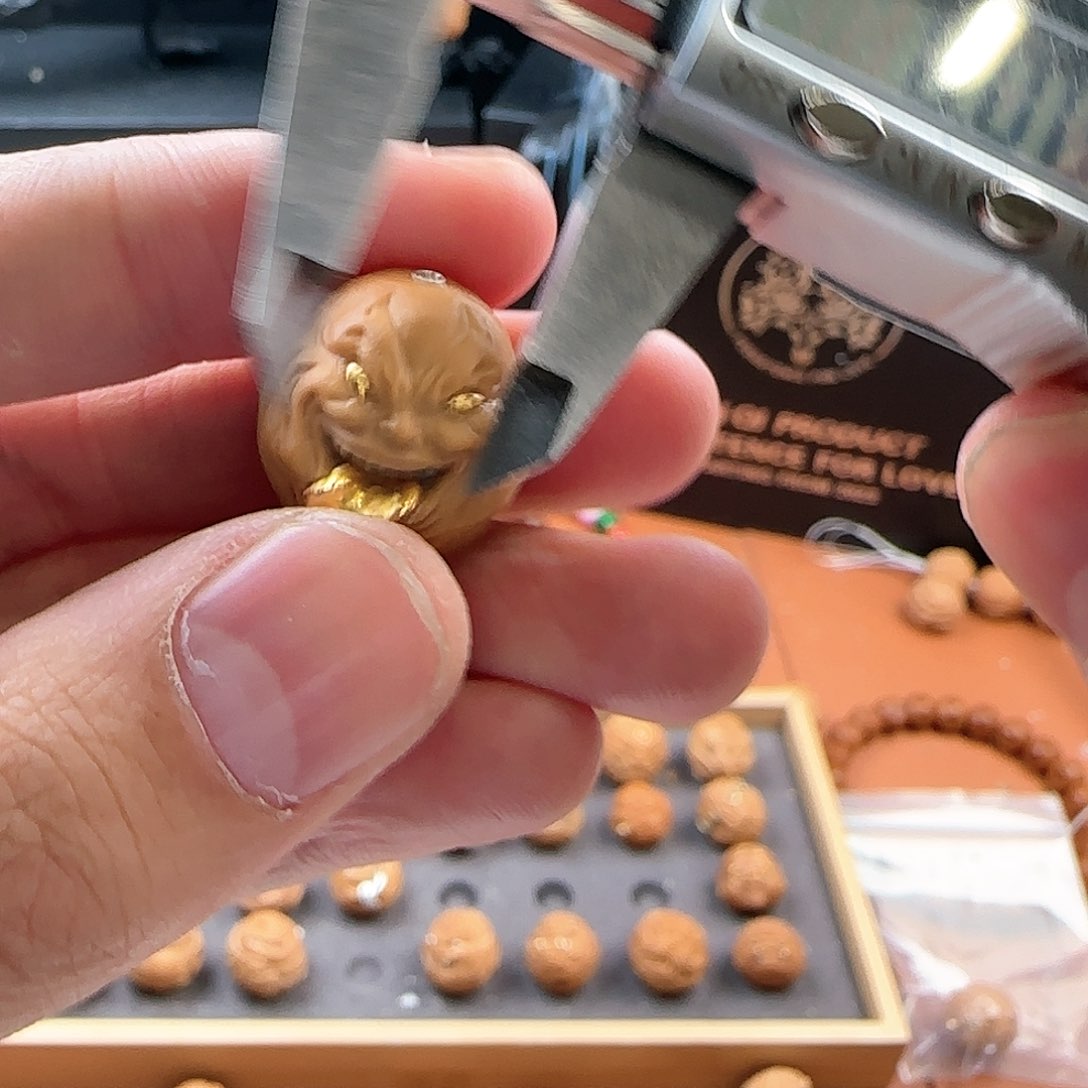 猴头核桃吊坠大*鳜黄黄舔僧18➕