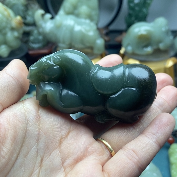 和田玉把件未镶嵌