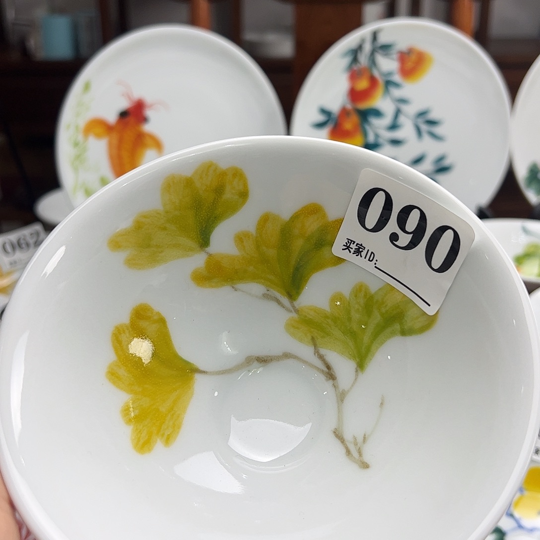 瓷片景德镇陶瓷手工手绘制作