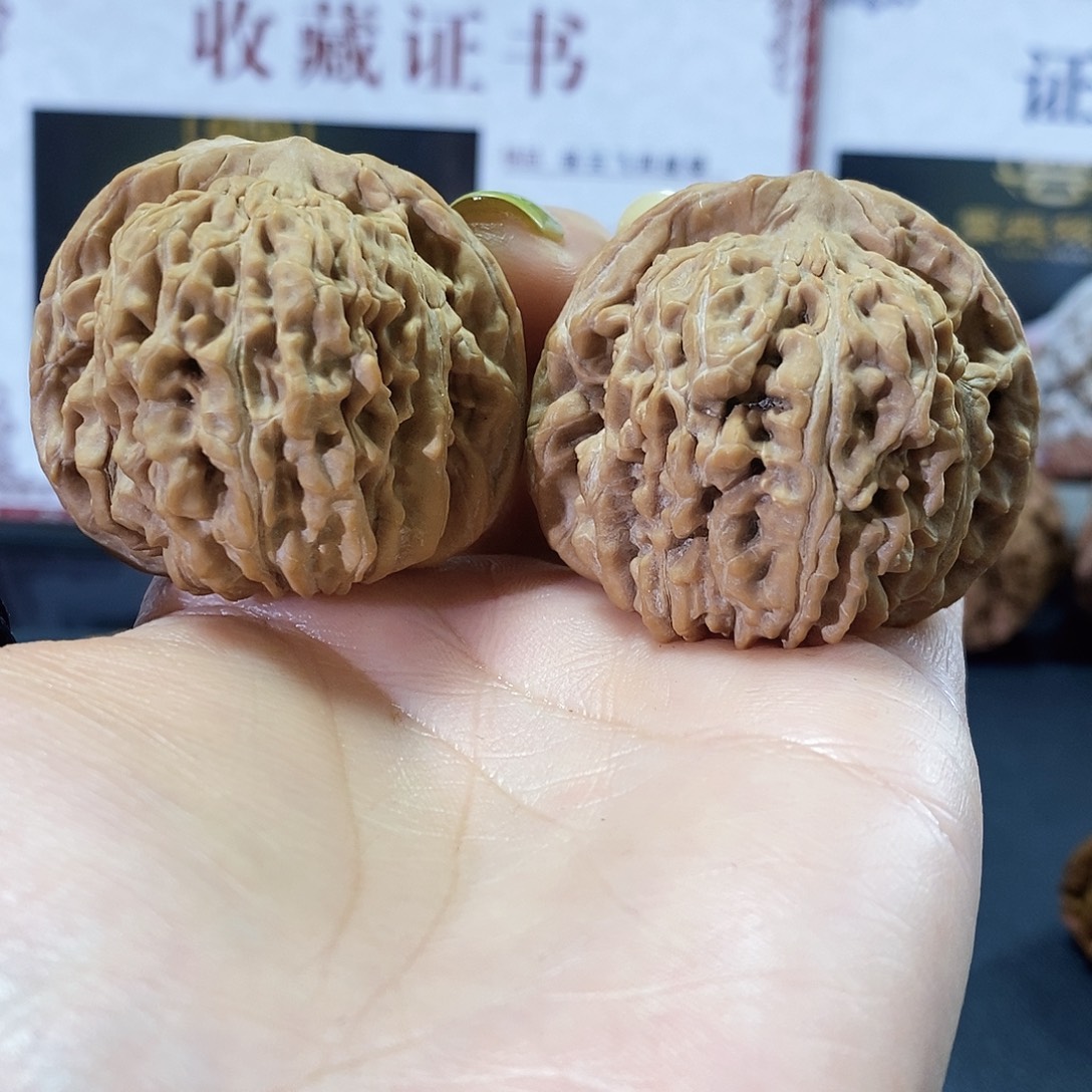 文玩核桃把件飞楼018-全品43