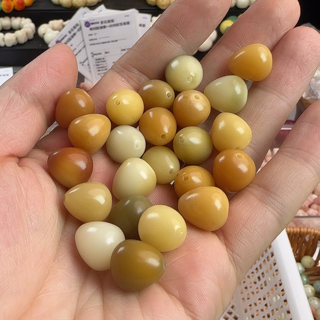 菩提根/象牙果手串卡11水滴300颗批发