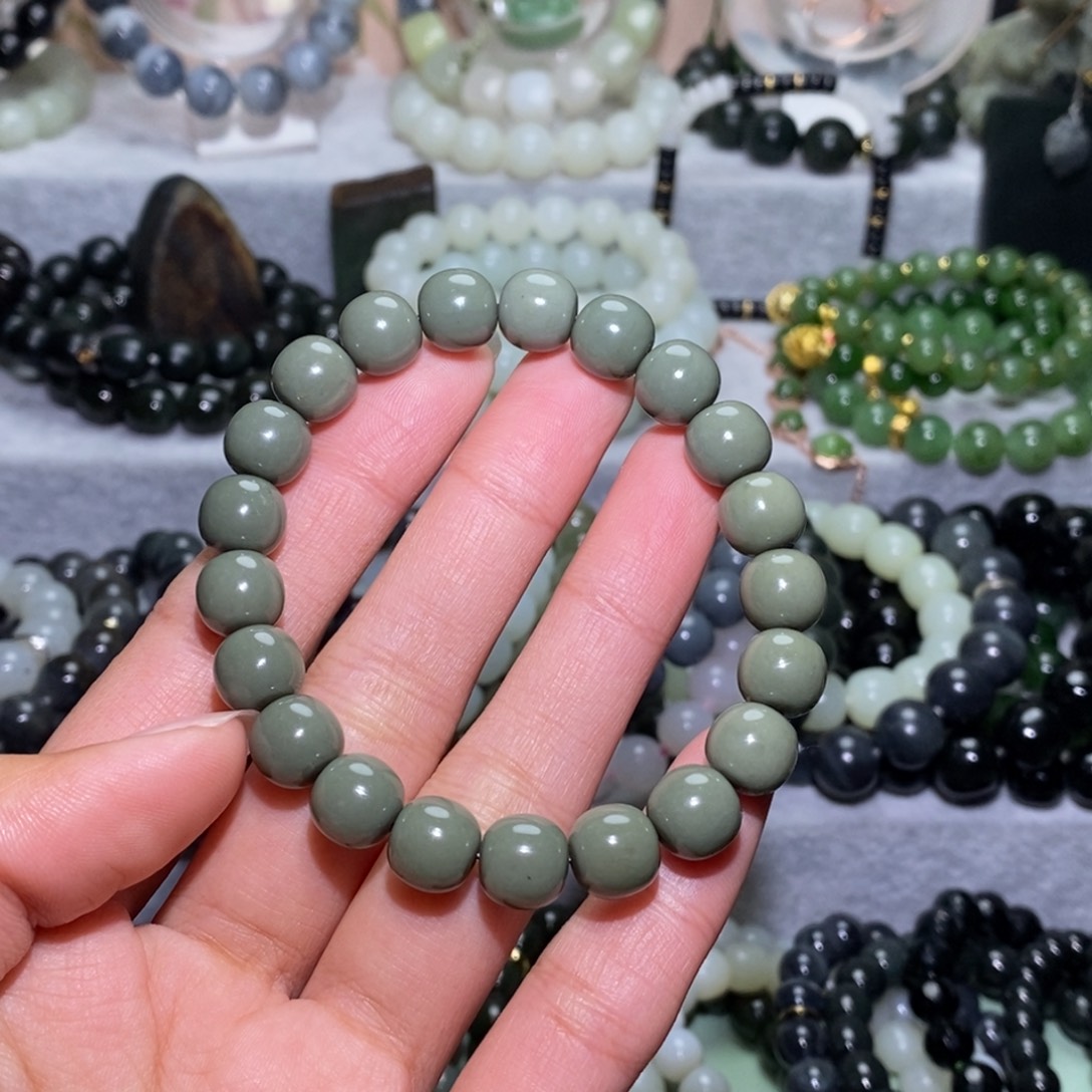 和田玉未镶嵌手链