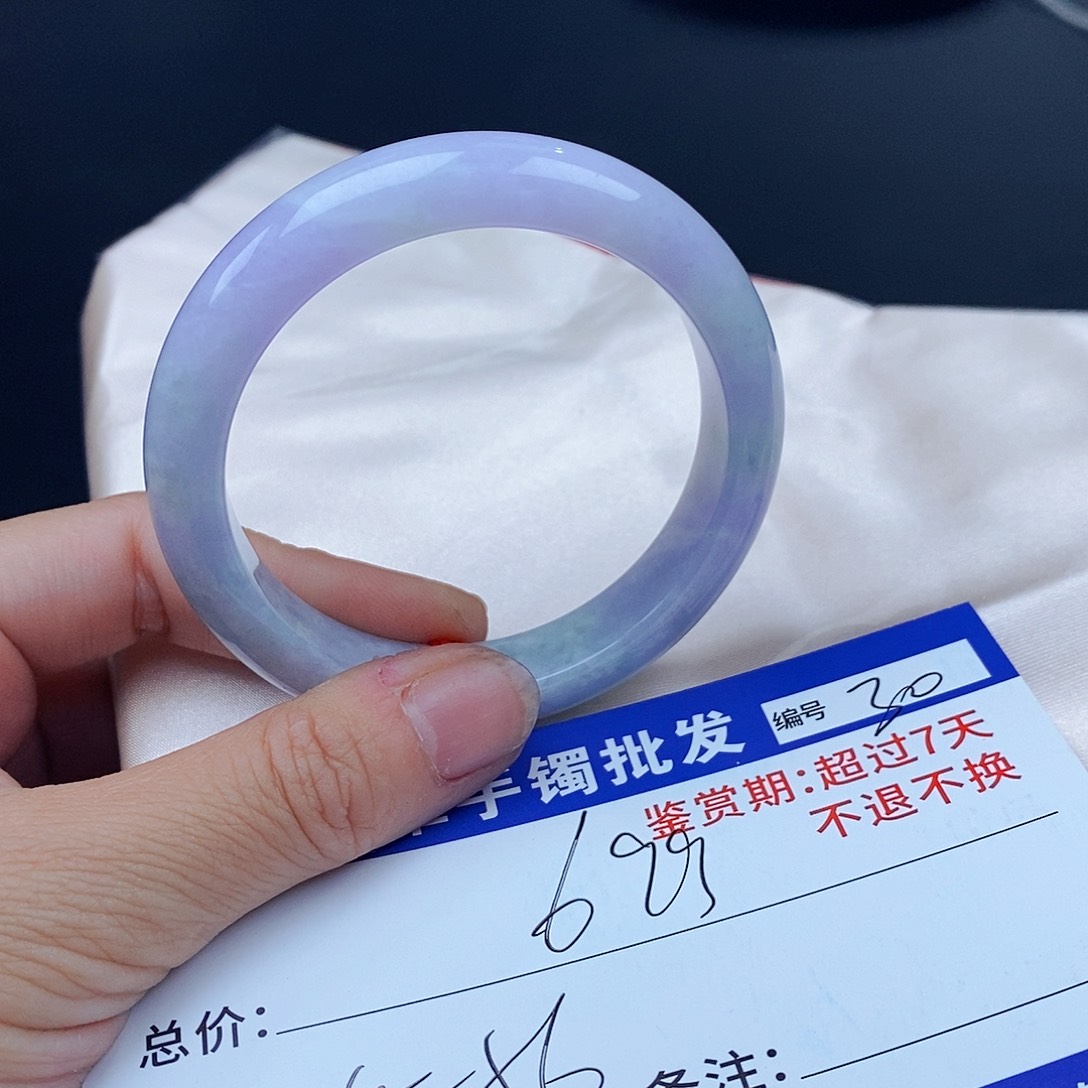 翡翠手镯未镶嵌百元手镯默认瑕疵