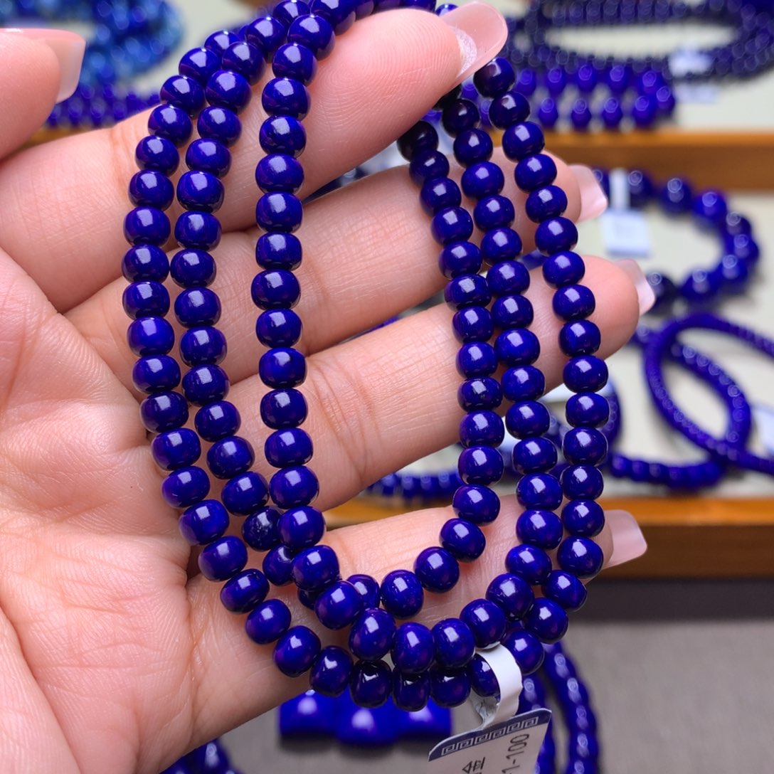 青金石手链未镶嵌5m