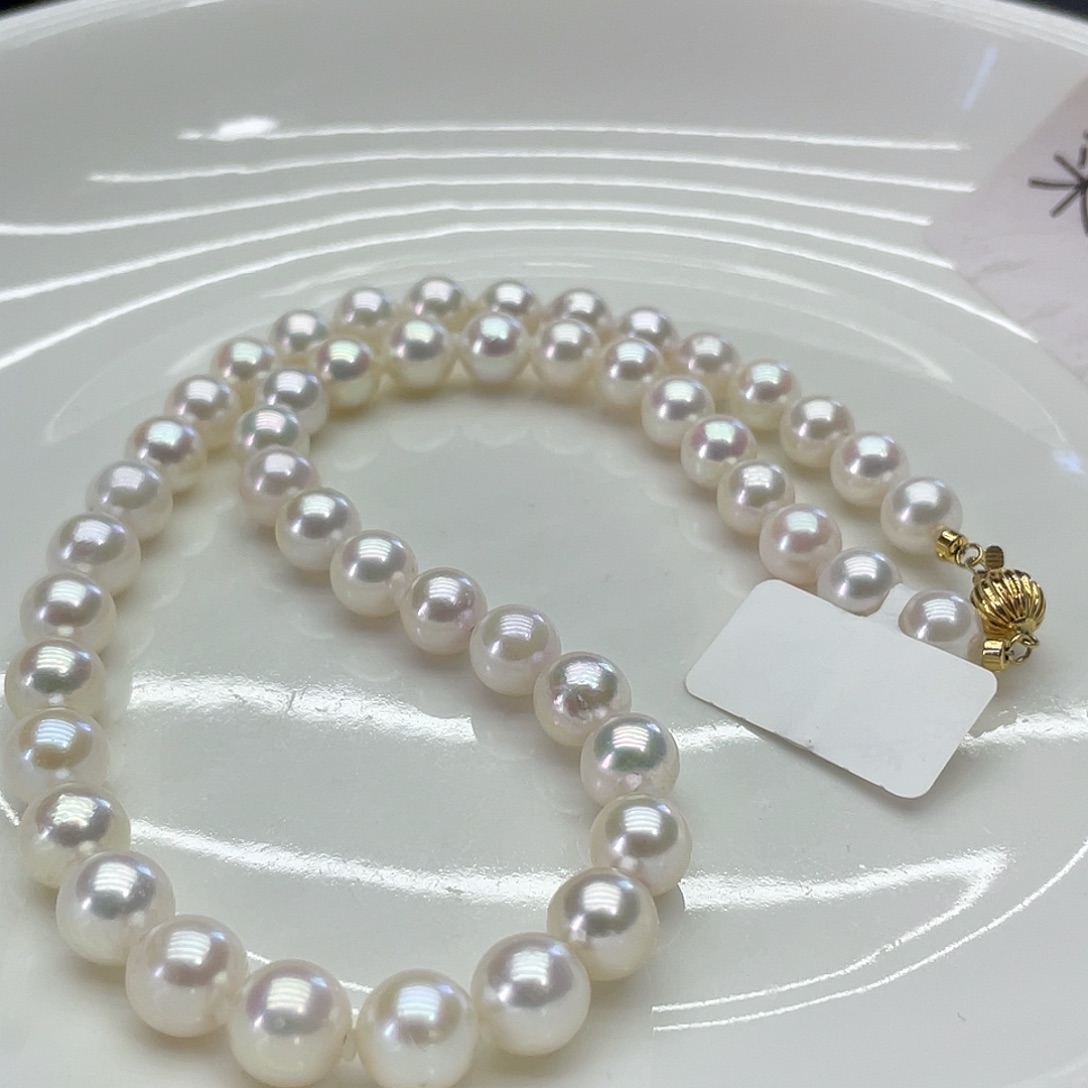 海水珍珠18K金镶嵌颈饰