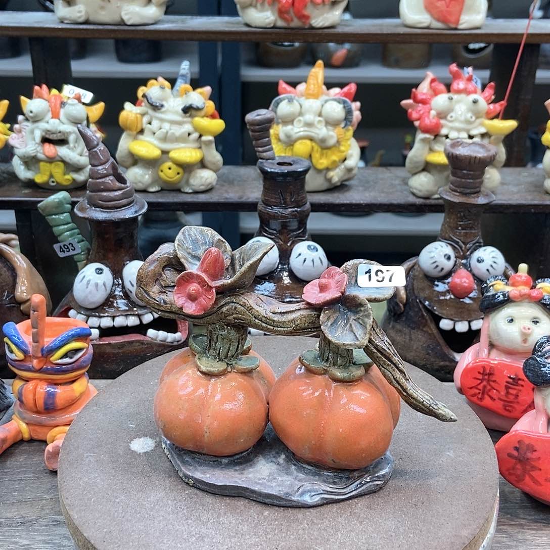 摆件直播间手工陶瓷摆件197