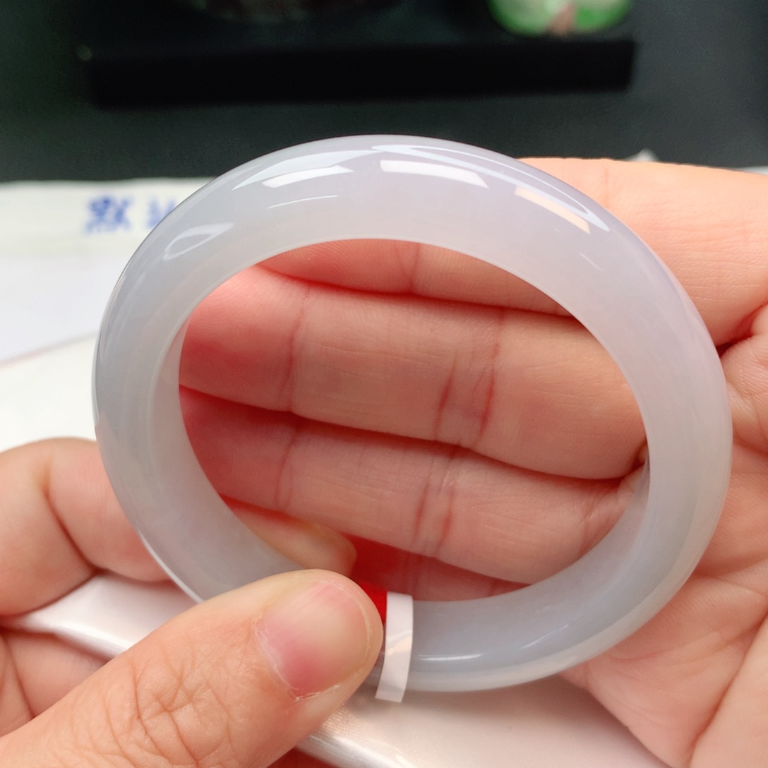 未镶嵌手镯翡翠52-53圈