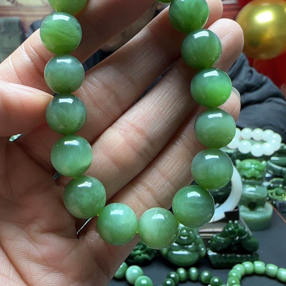 和田玉手串未镶嵌