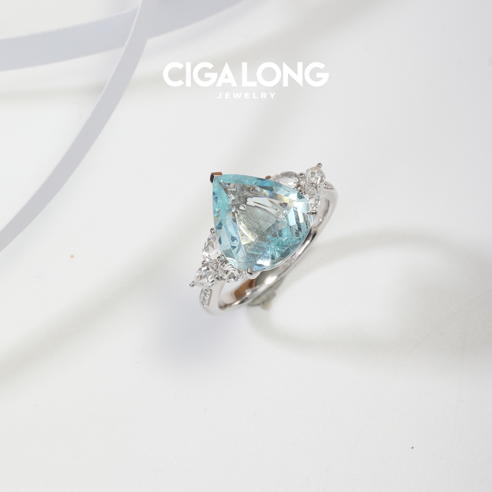 CIGALONGPT950海蓝宝戒指 3195