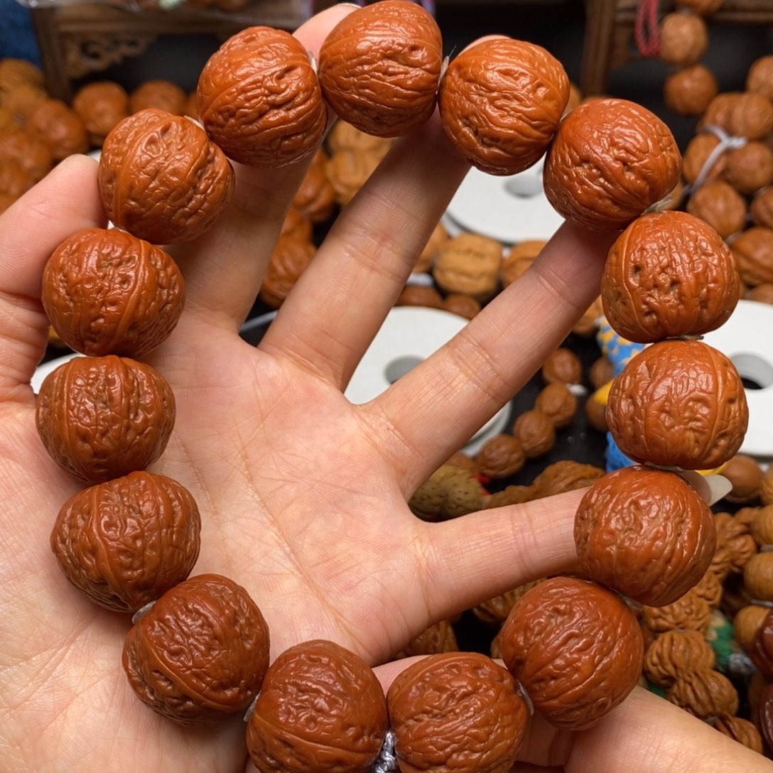 桃核手串小红柿子