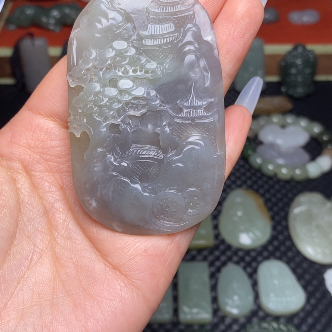 和田玉颈饰未镶嵌