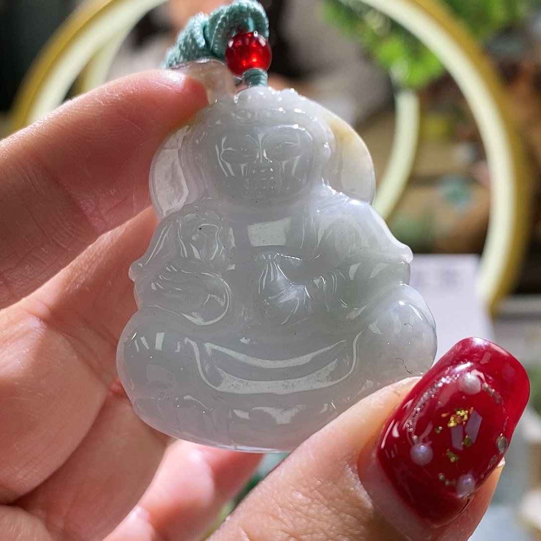 【闪购商品】翡翠颈饰未镶嵌观音