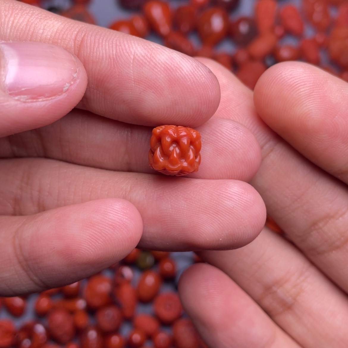 【闪购商品】南红玛瑙天然川料南红精品9.8未镶嵌永**在