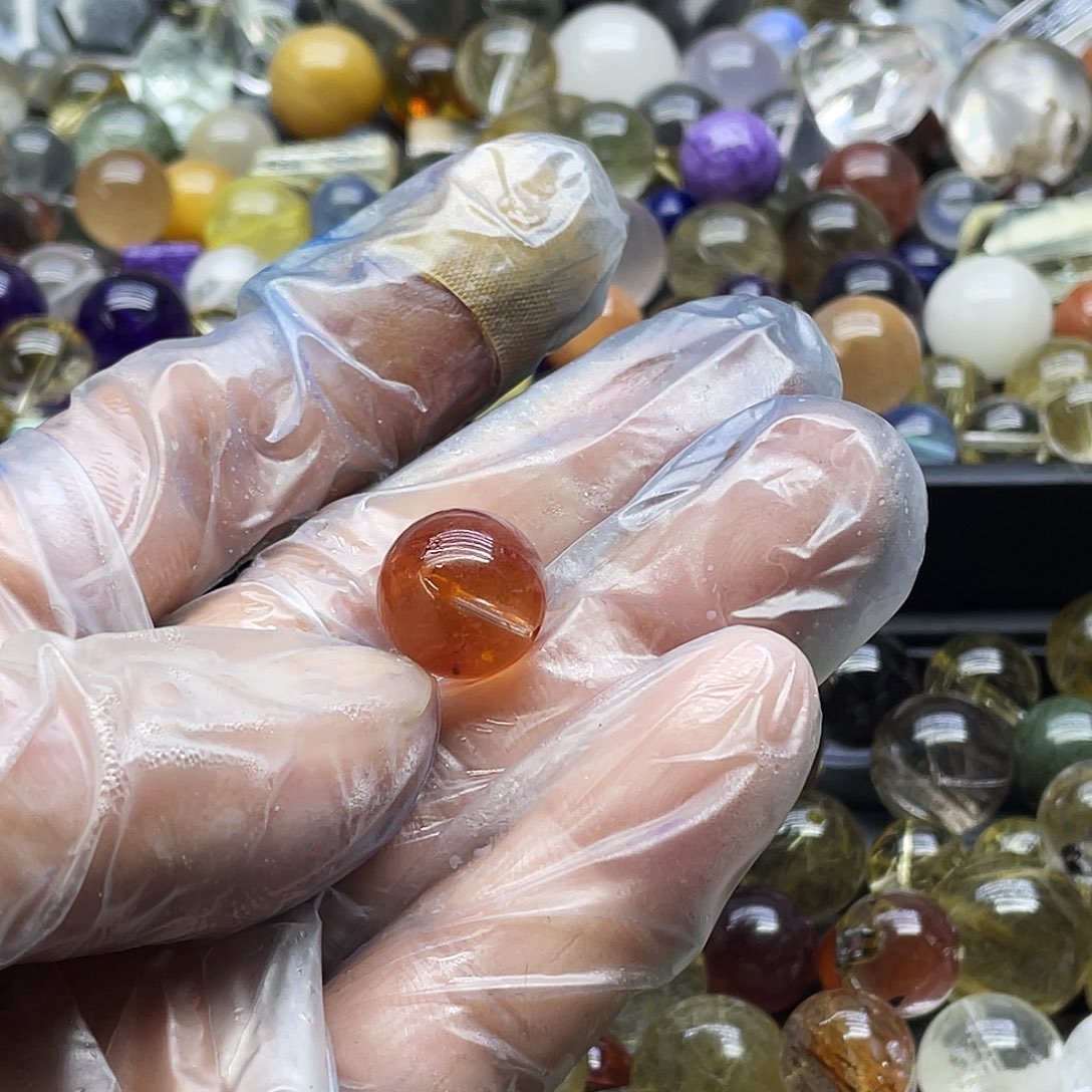 查罗石珠子合金小*米