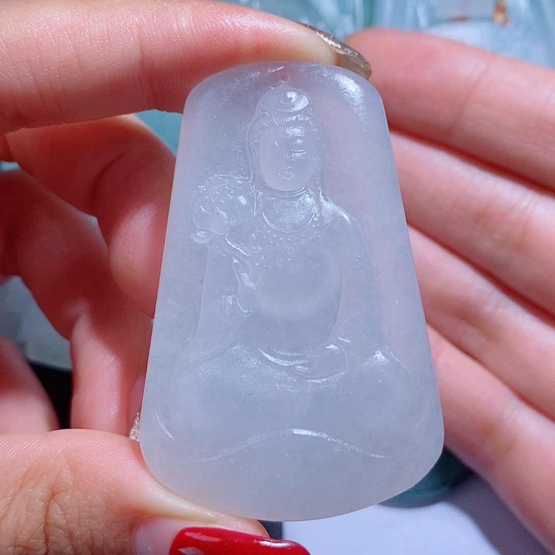 定制翡翠未镶嵌毛货不支持退货下单需确认抛光