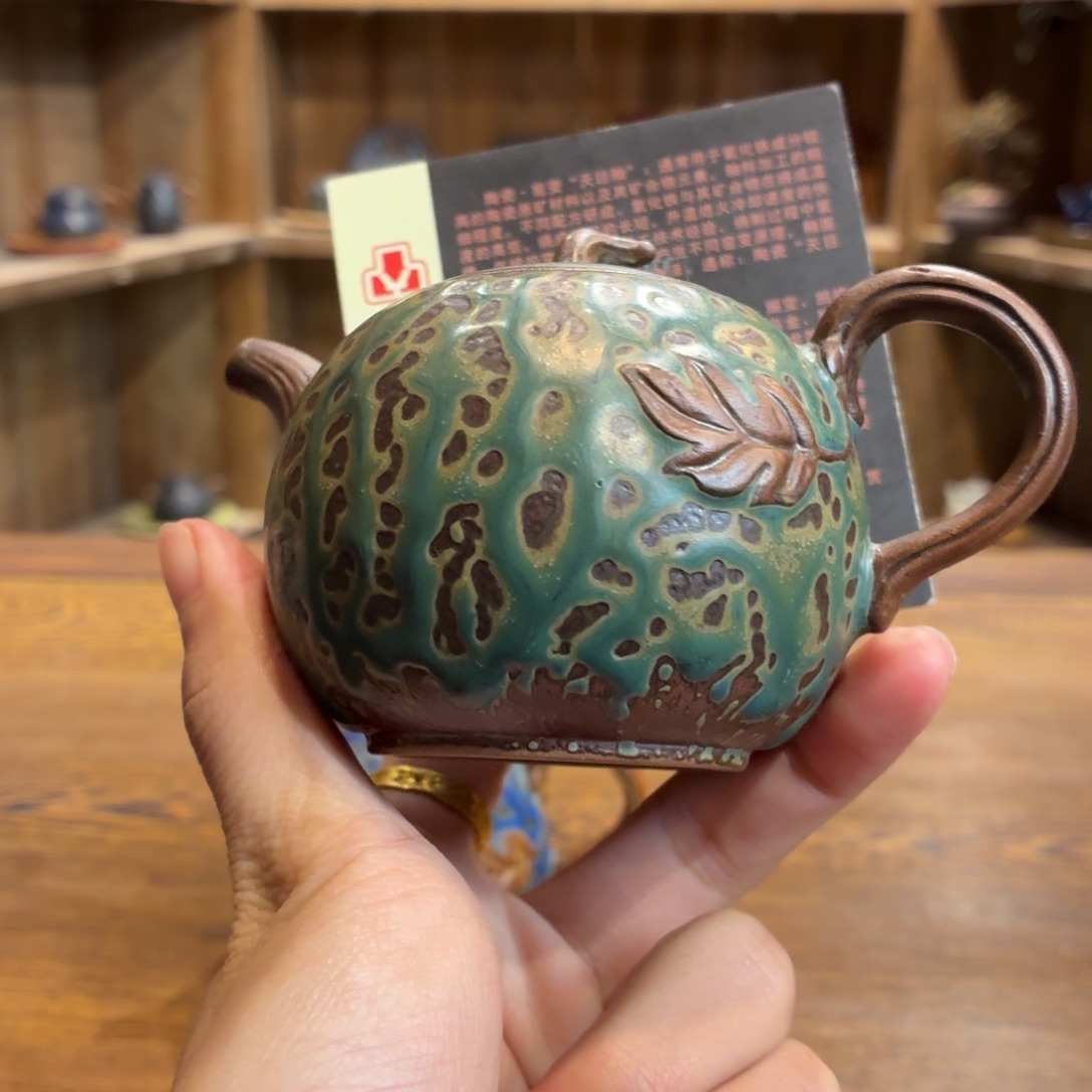 柴烧老岩泥茶器皿