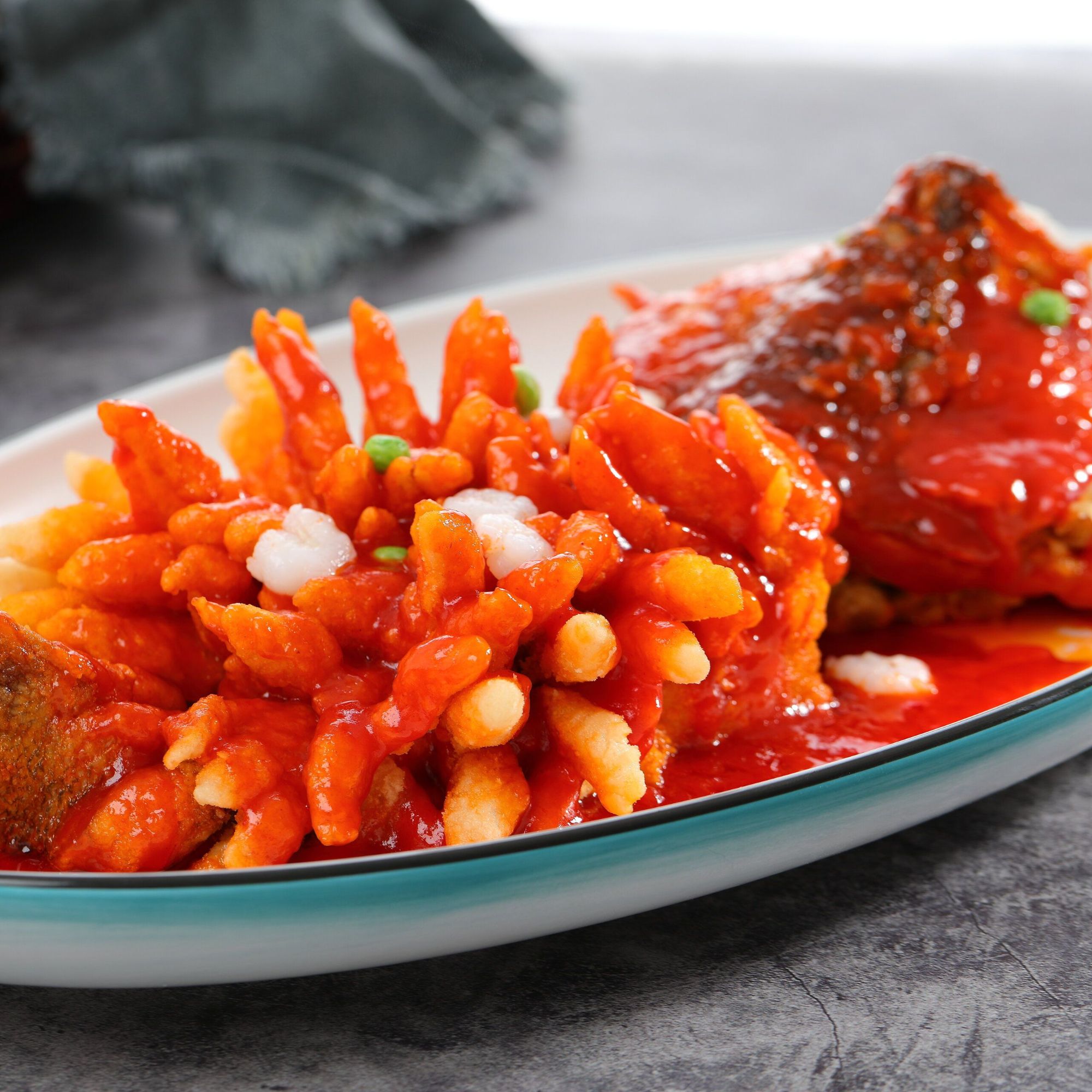 松鼠鲈鱼1条700g