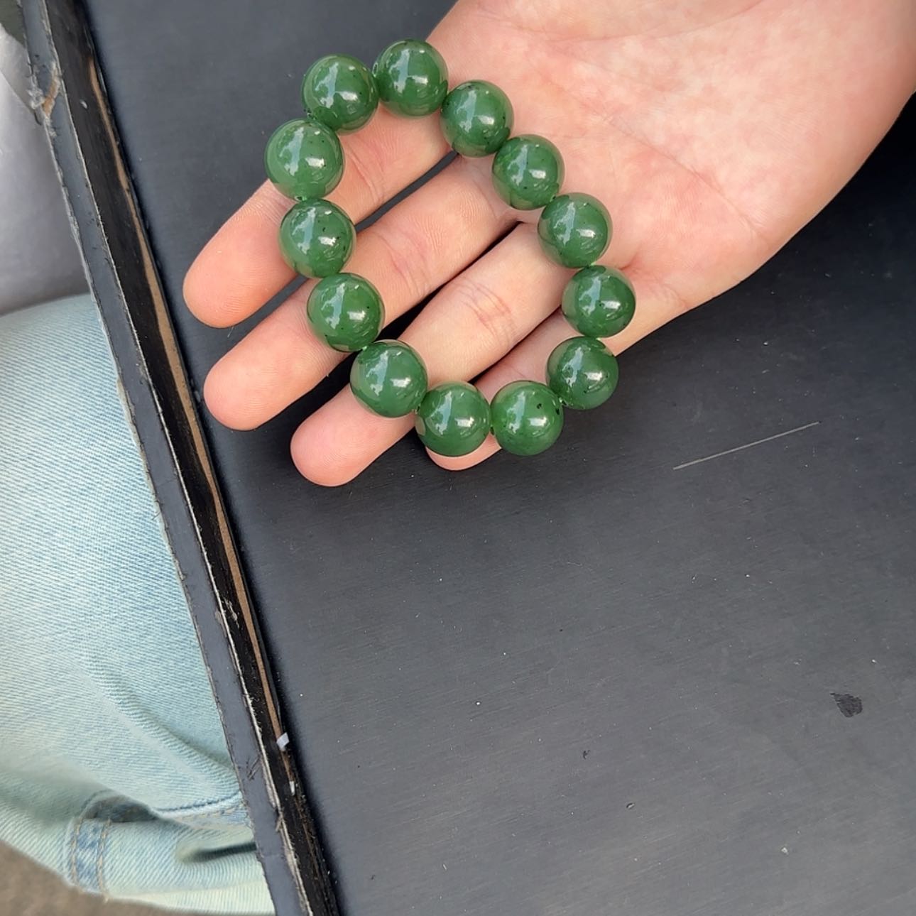 【闪购商品】和田玉未镶嵌手串碧玉手串