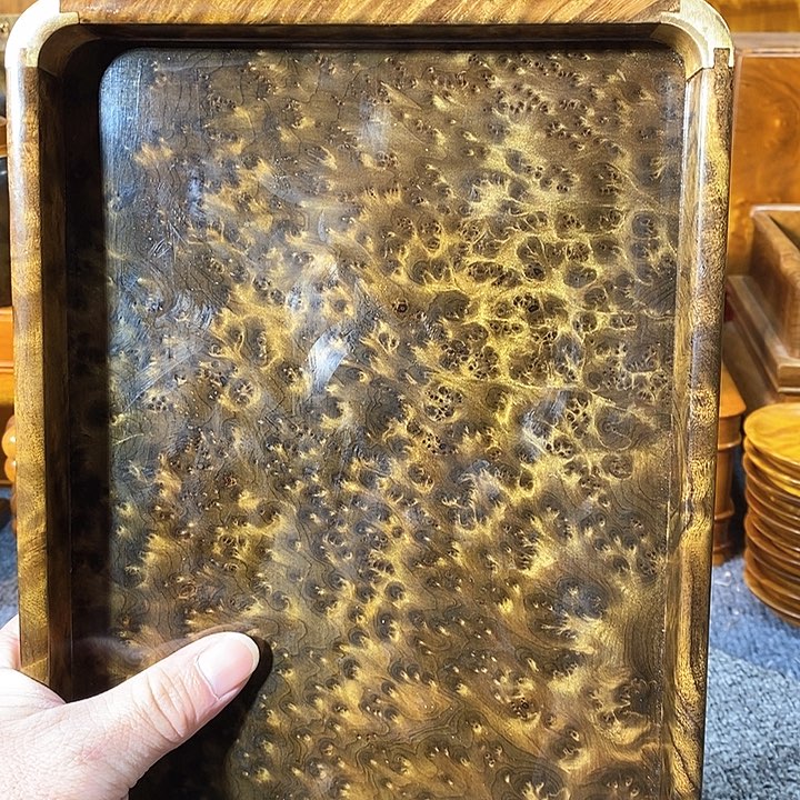 金丝楠阴沉木盘子