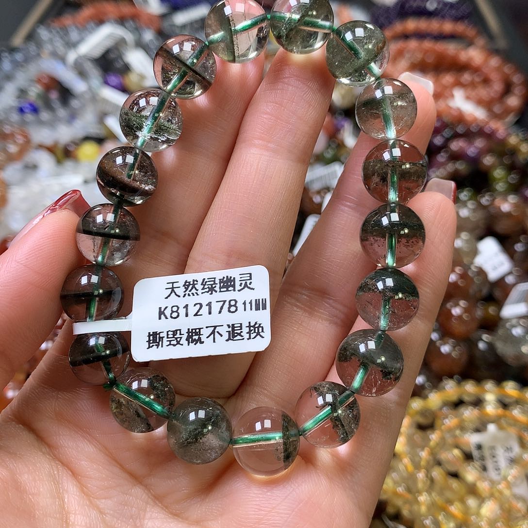 水晶手链未镶嵌，