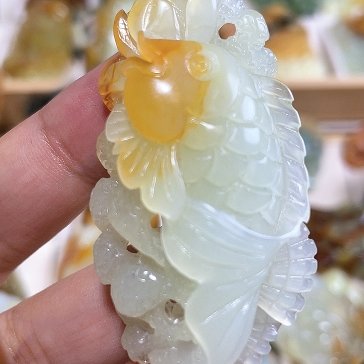 岫玉吊坠(不含链)未镶嵌廖*长