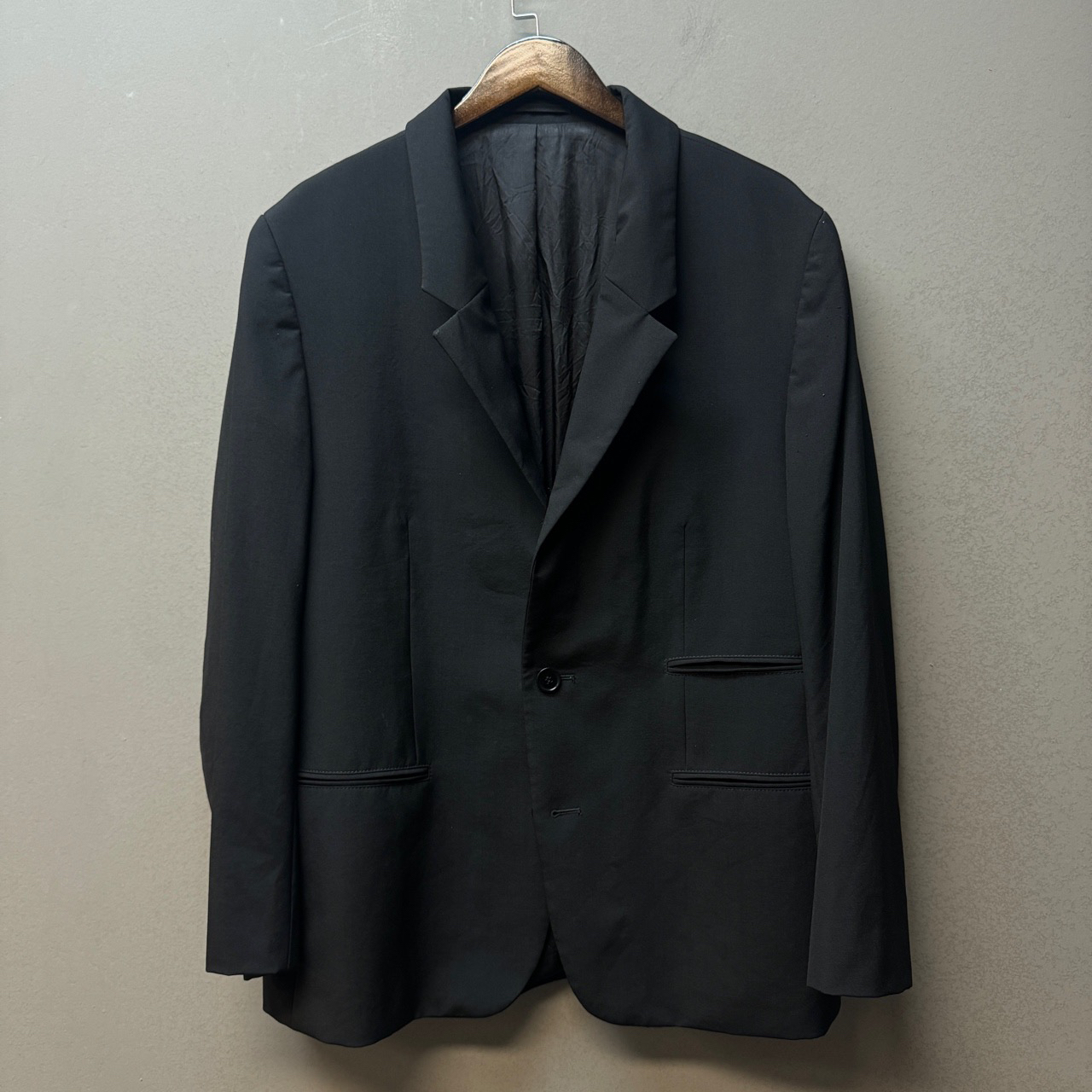 Yoji yamamoto X Supreme /08169/ 黑色西装外套 l码