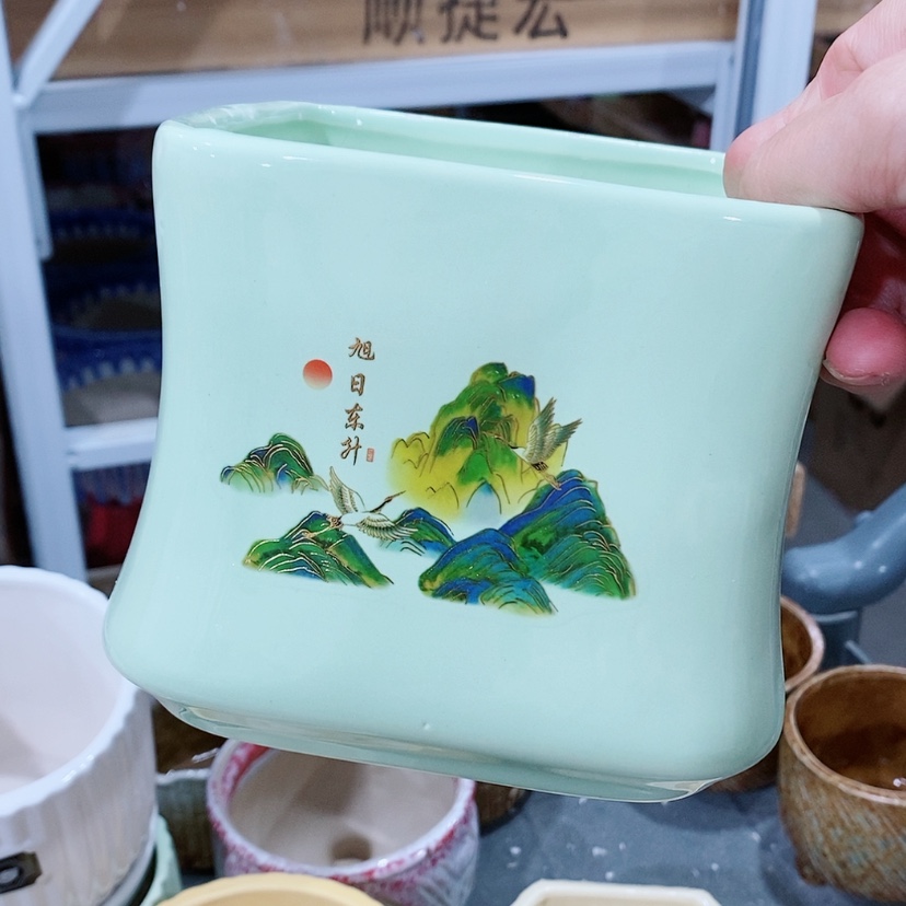 【闪购商品】陶瓷陶瓷花盆，多肉花盆