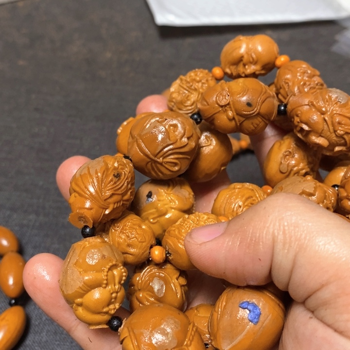 橄榄核手串/手链橄榄微瑕发3串