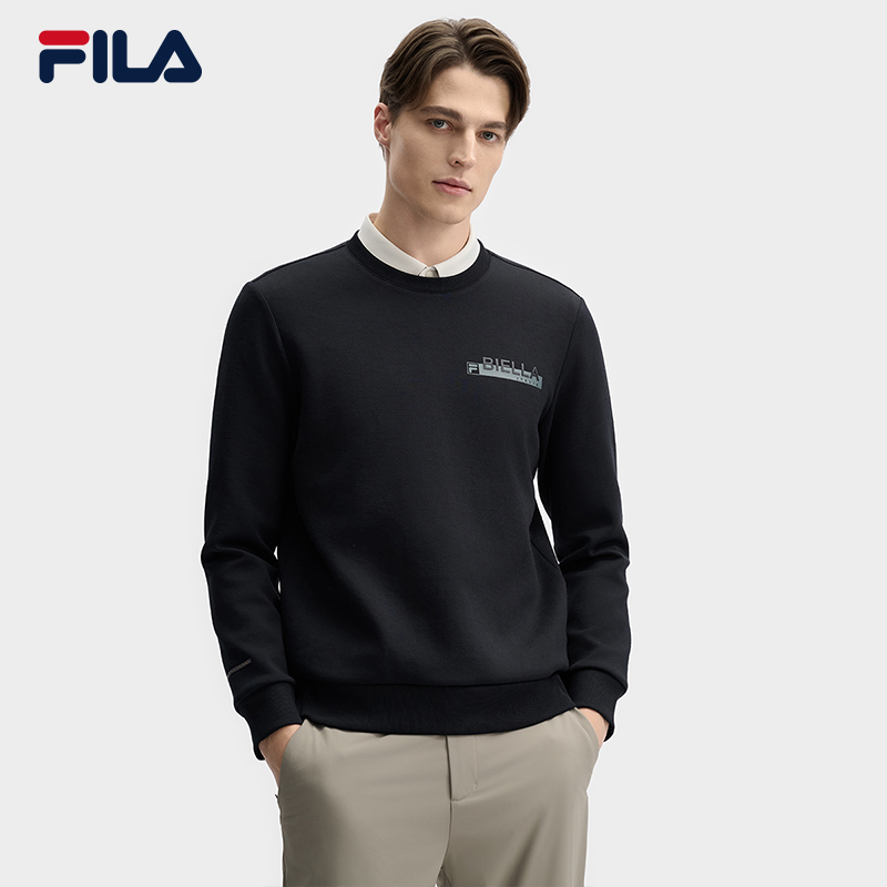 Fila/斐乐卫衣男士秋冬新款亲肤舒适商务通勤长袖上衣F11M513210F