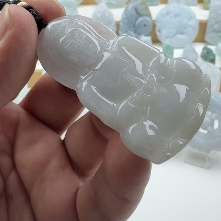 翡翠未镶嵌颈饰天然缅甸A货翡翠