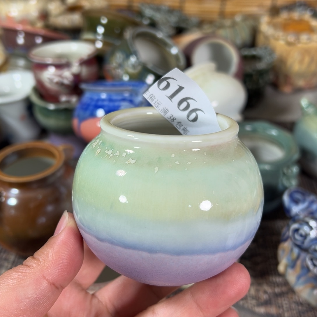 红陶景德镇手工花盆