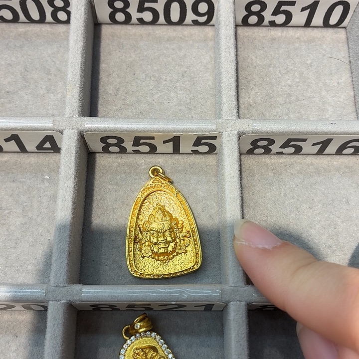 铜合金8515强保色发 1 个壹笔壹吊坠