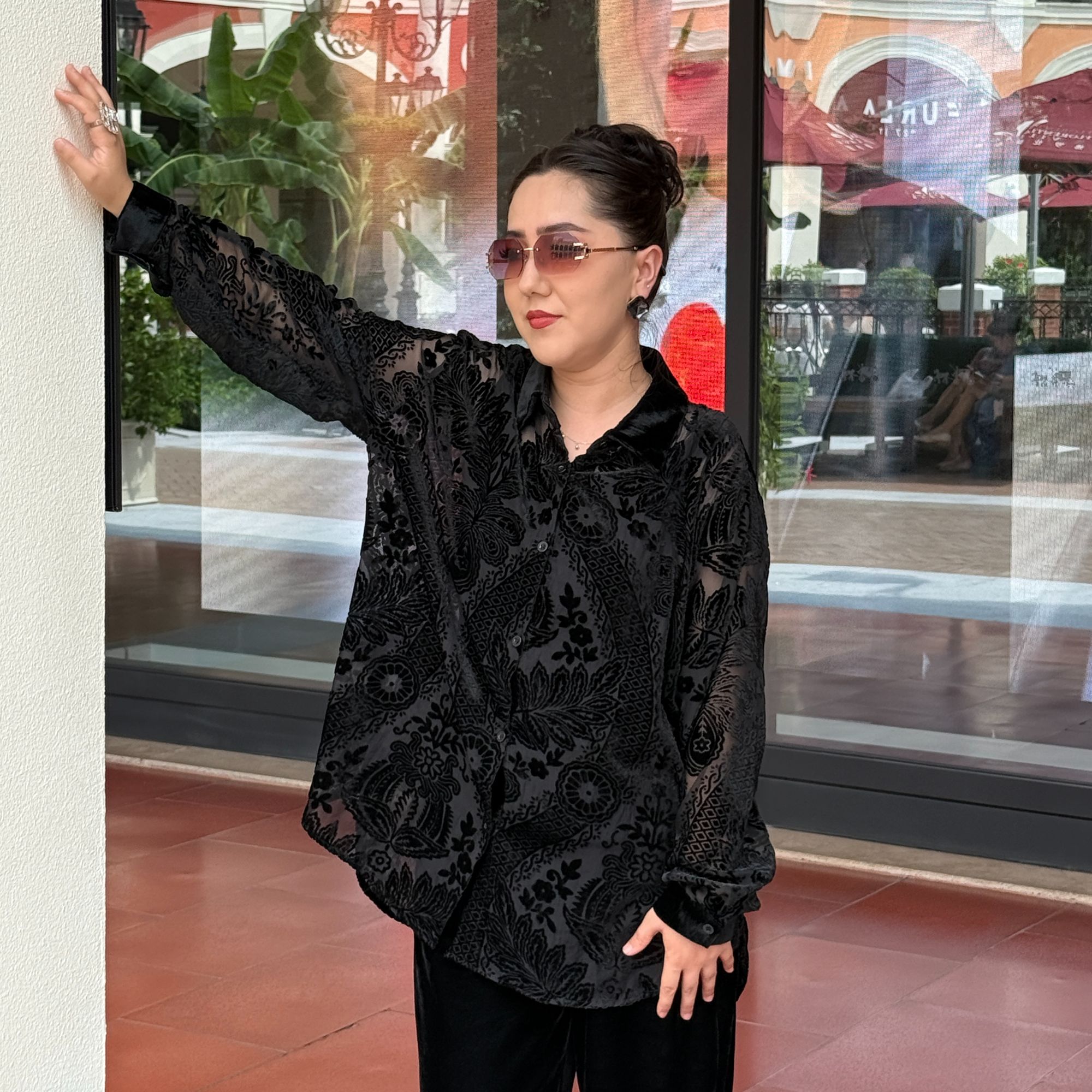 新款韩版复古设计感显瘦百搭宽松洋气女装