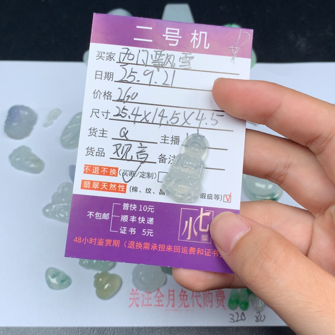 颈饰未镶嵌翡翠西**雪